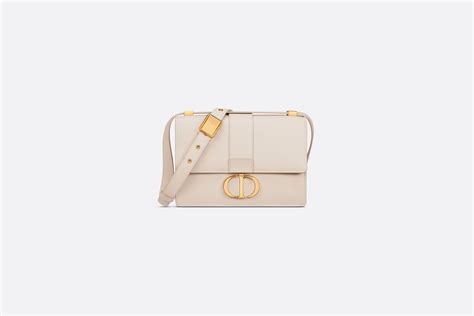 Small 30 Montaigne Bag Dusty Ivory Calfskin 